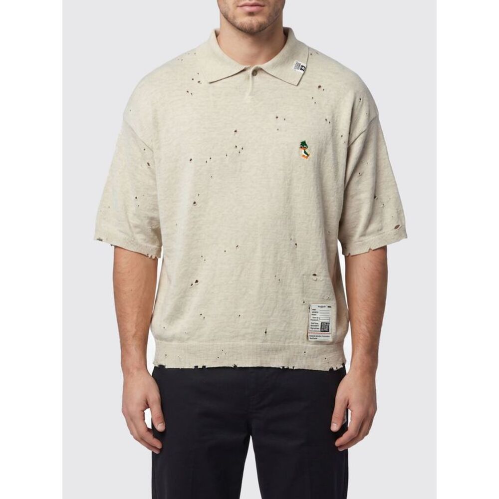 Maison Mihara Yasuhiro Polo Shirt Men Beige